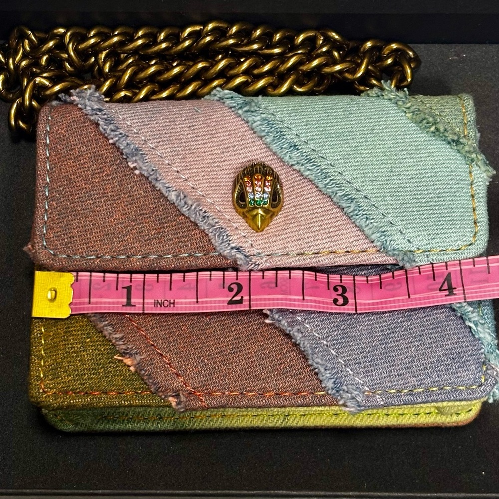 Kurt Geiger Multicolor Denim Micro Kensington 🌈 - Picture 15 of 16